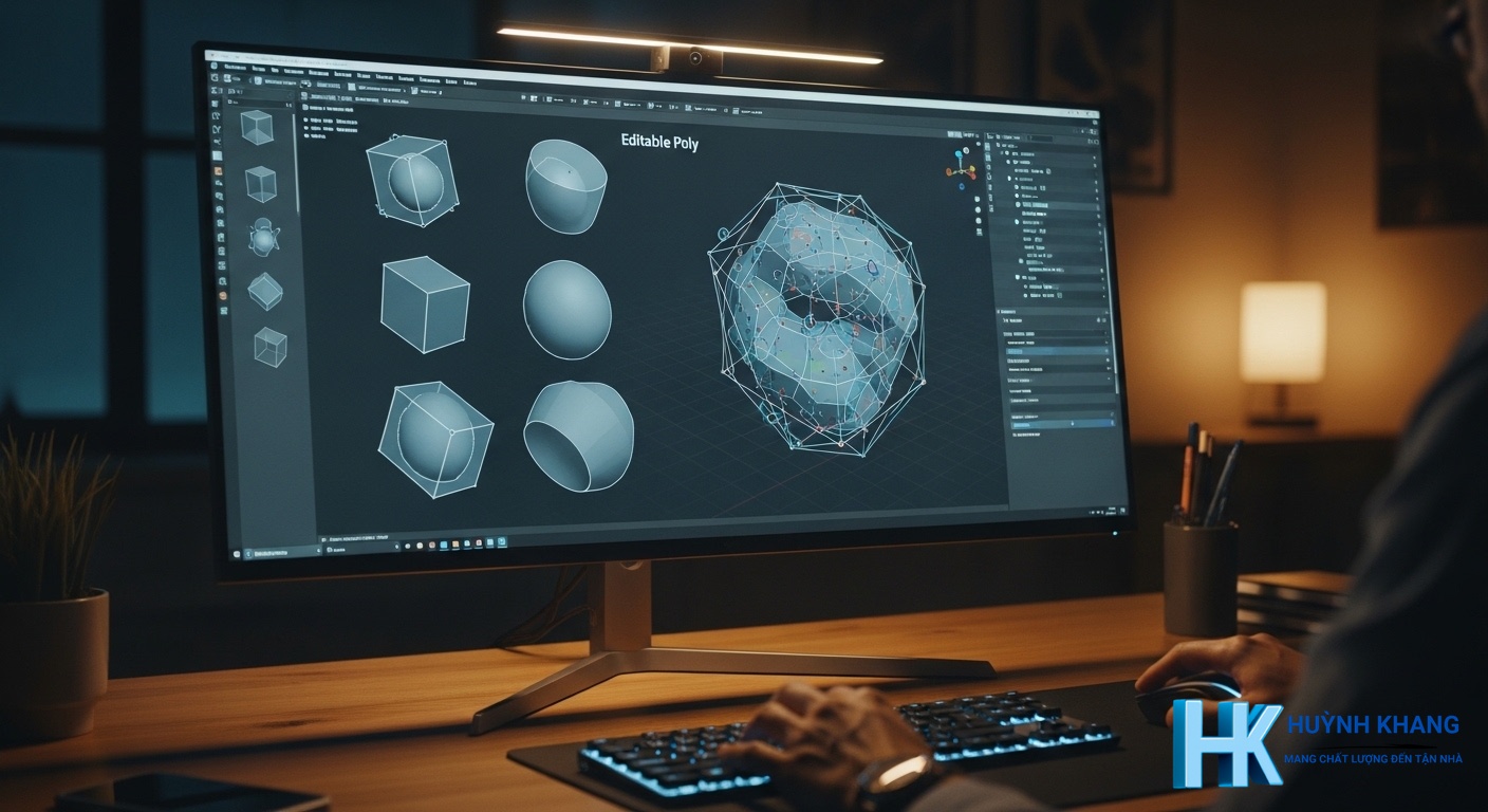 Các khái niệm nền tảng trong 3ds Max