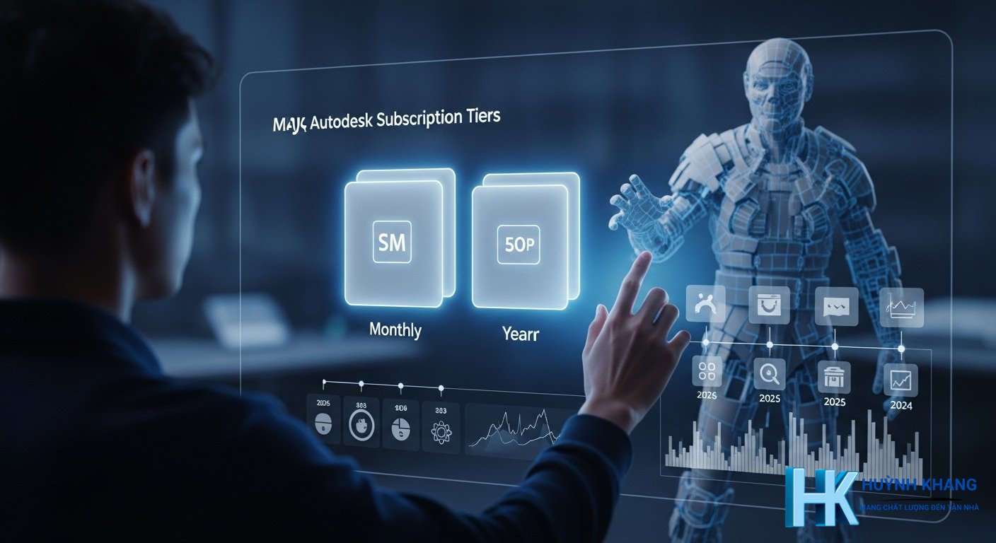 MayA 2024: Toàn tập tính năng, cấu hình, giá bán & hướng dẫn cài đặt 11 Giá bán và các gói Subscription của Autodesk Maya