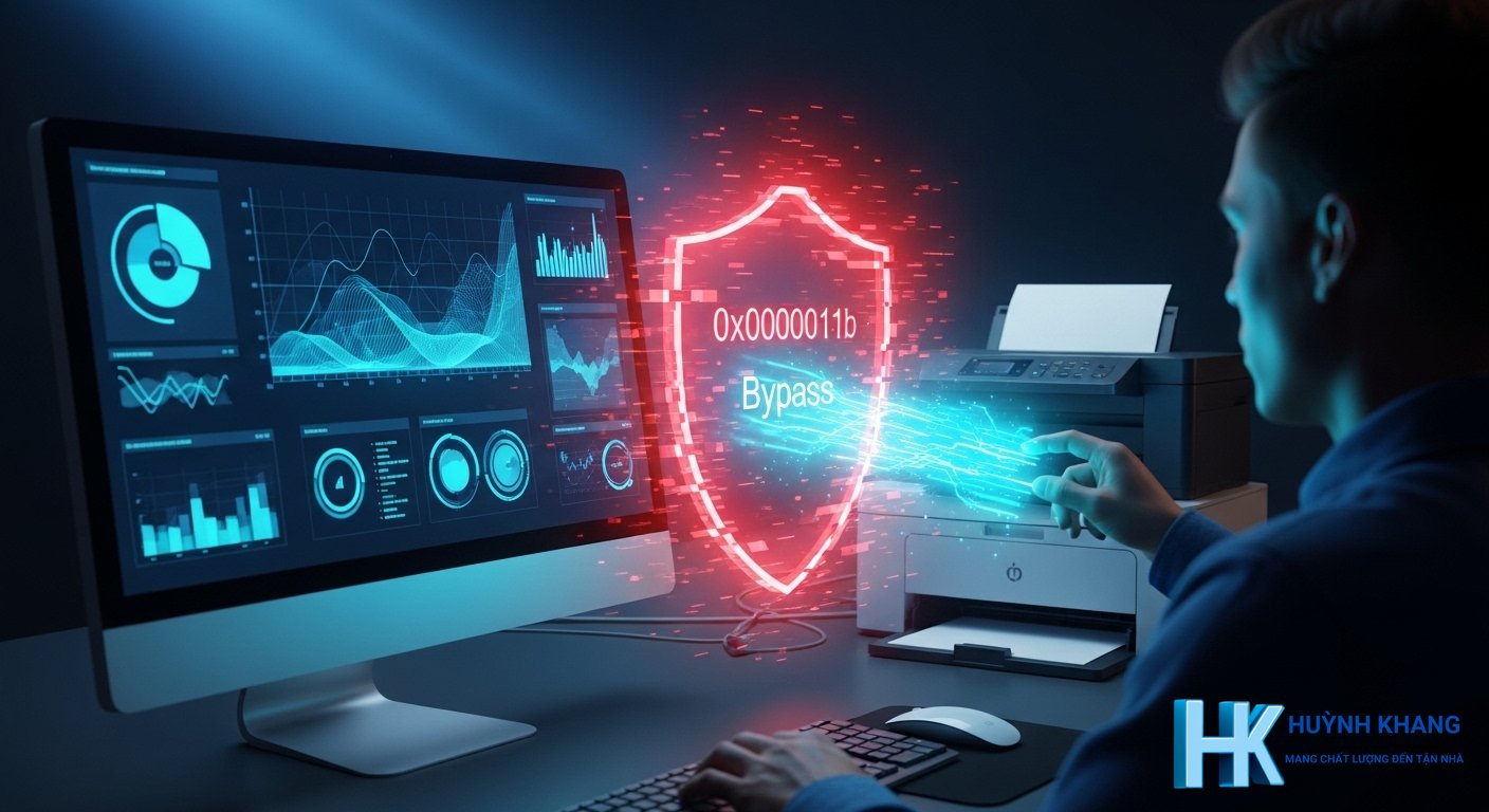 Fix lỗi không share được máy in trên Win 10, Win 11 (Lỗi 0x0000011b, 0x000006d9)