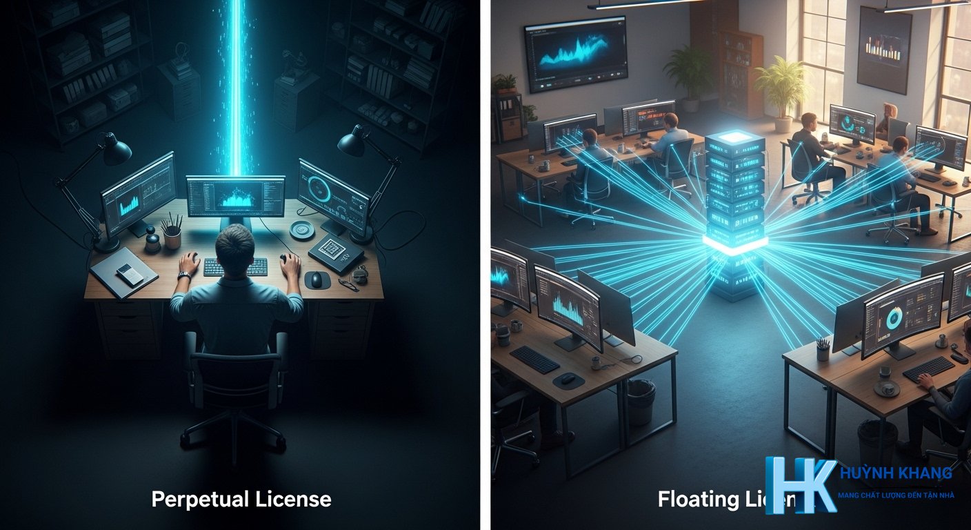 MayA bản quyền: Hướng dẫn cài đặt, Kích hoạt & Quản lý License A-Z 9 Phân biệt các loại License Maya: Standalone vs. Network