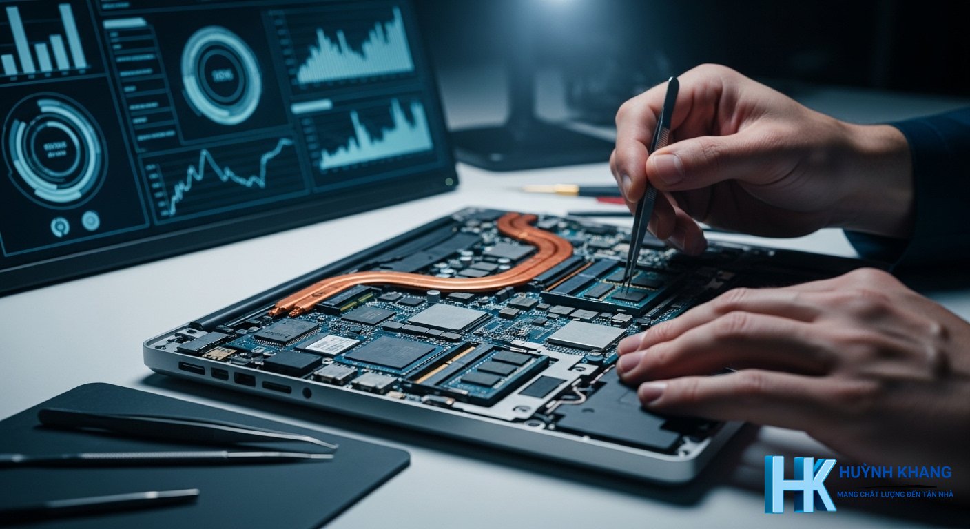 Dịch vụ sửa laptop tại Quận 10 của Huynh Khang bao gồm những gì?