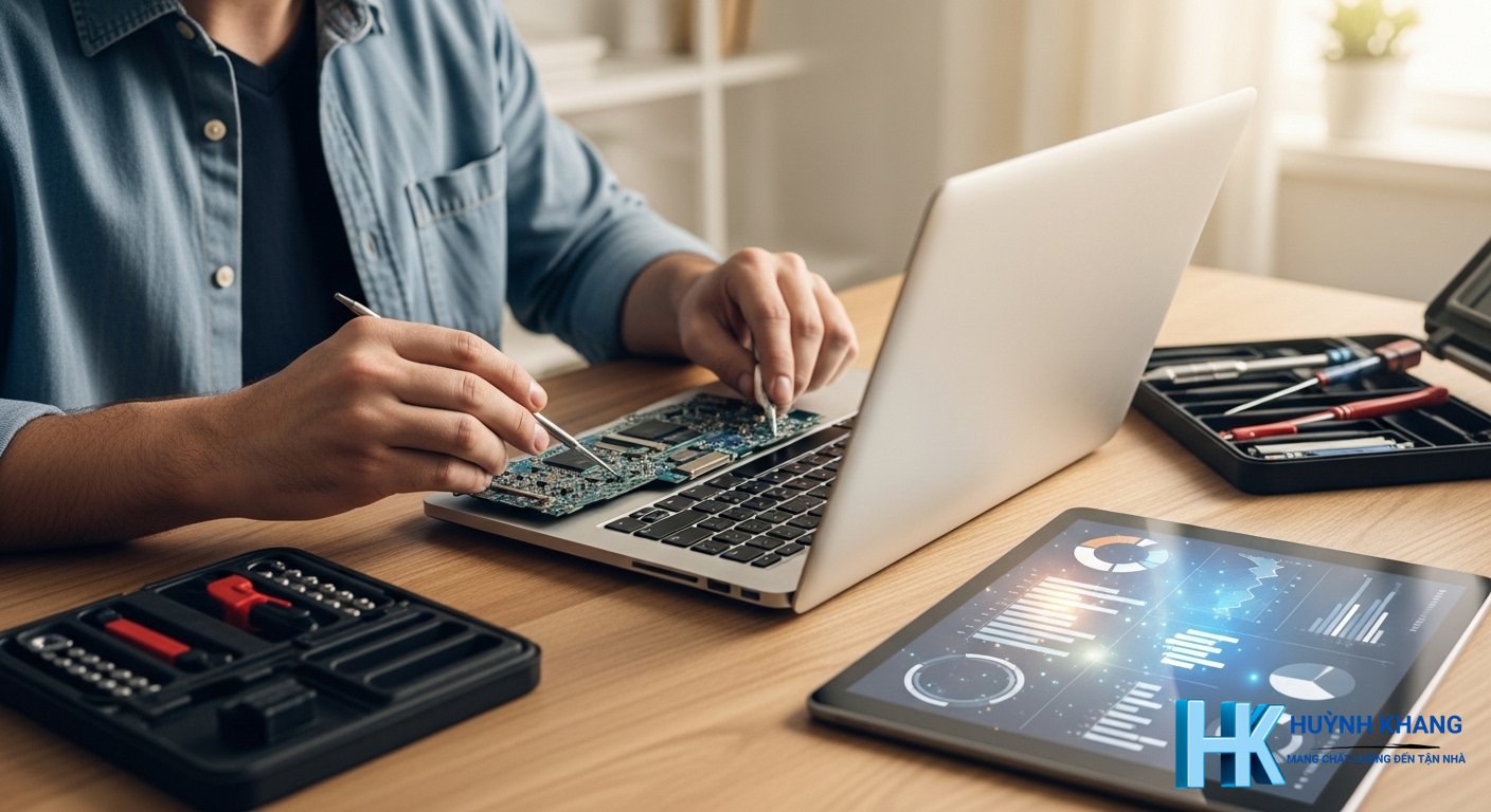 Quy trình sửa laptop tận nơi chuyên nghiệp
