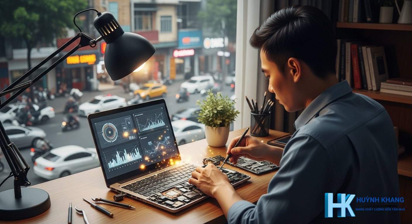 Huynh Khang hỗ trợ sửa laptop tận nơi tại Quận 3