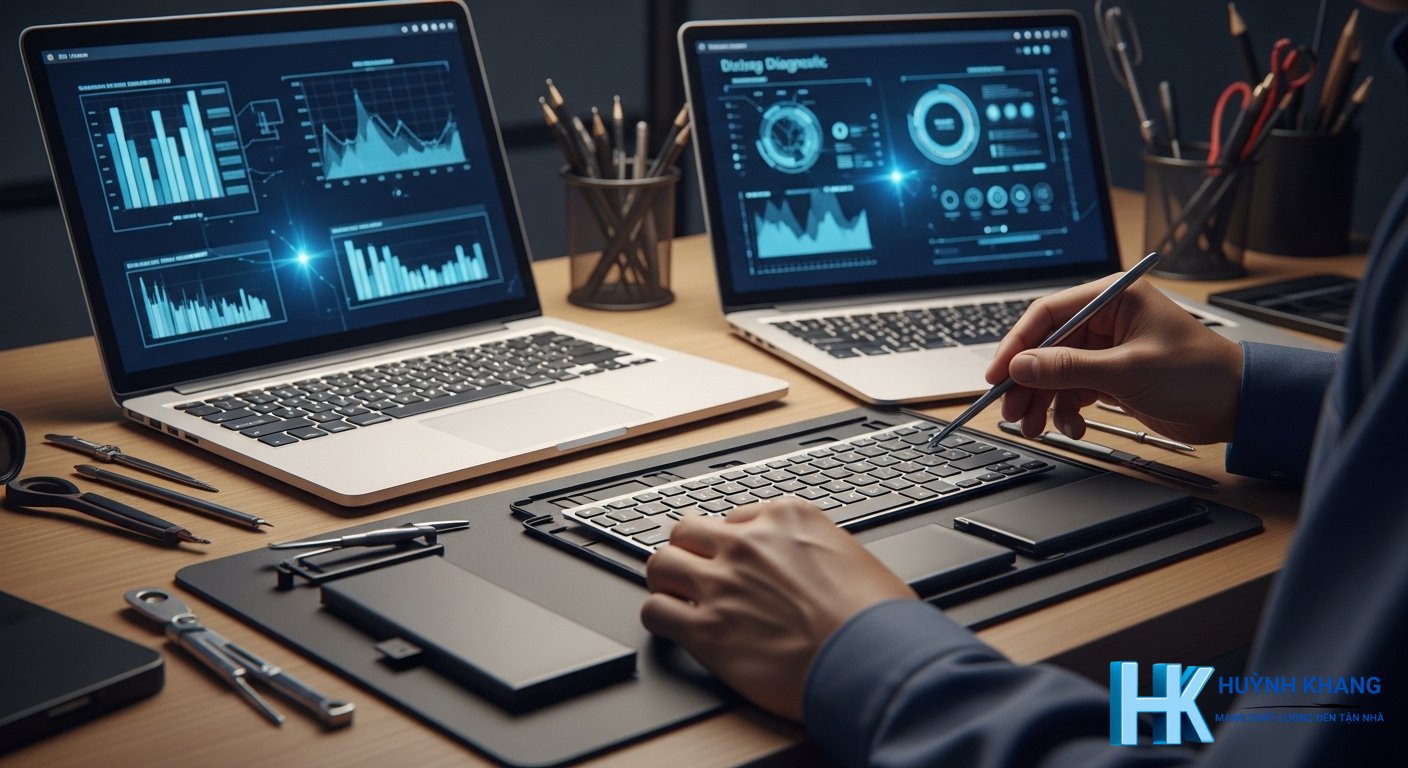 Dịch vụ sửa laptop tại Quận 6 của Huynh Khang bao gồm những gì?