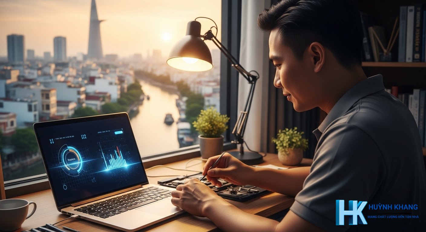 Sửa Laptop Quận 8 Tận Nơi – Báo Giá Trước Khi Sửa | Huỳnh Khang 9 Huỳnh Khang hỗ trợ sửa laptop tận nơi tại Quận 8