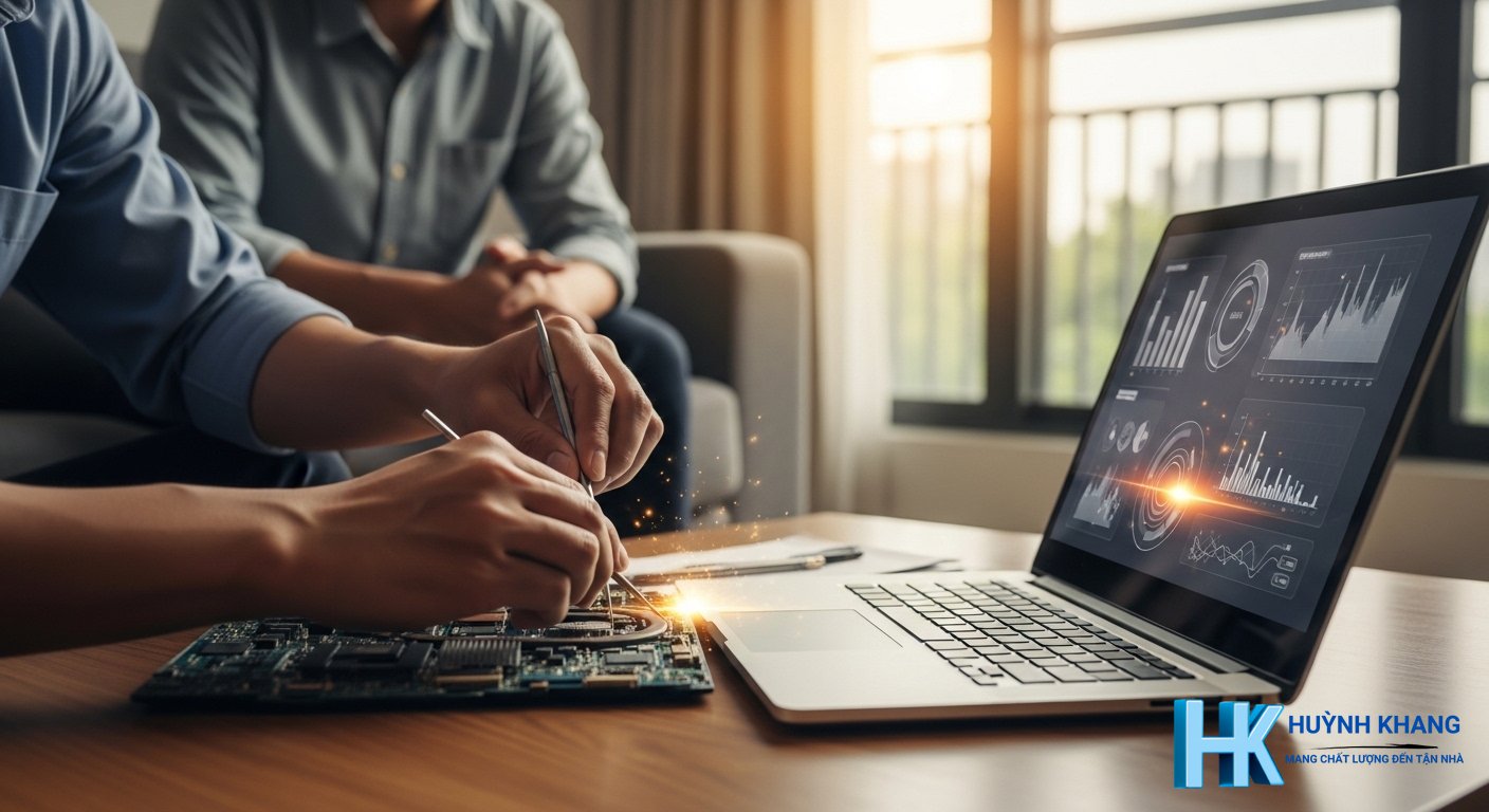 Sửa Laptop Quận Gò Vấp: Báo Giá 2026, Lấy Liền 11 Tiện ích từ dịch vụ sửa laptop lấy liền và tại nhà ở Gò Vấp