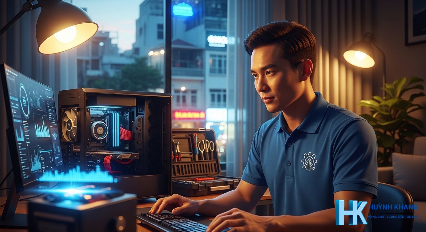 Huynh Khang hỗ trợ sửa máy tính tận nơi tại Quận 10
