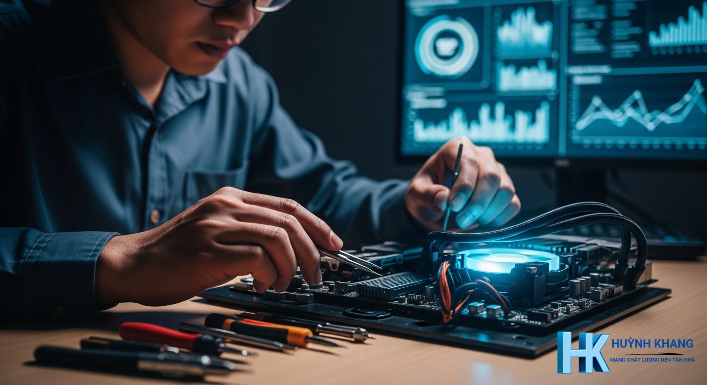 Quy trình sửa máy tính tận nơi chuyên nghiệp