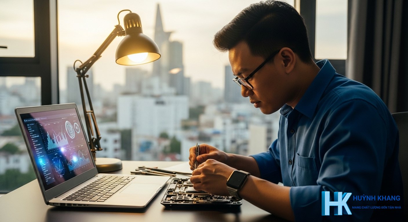Sửa Máy Tính Quận 7 Tận Nơi – Báo Giá Trước | Huỳnh Khang 9 Huỳnh Khang hỗ trợ sửa máy tính tận nơi tại Quận 7