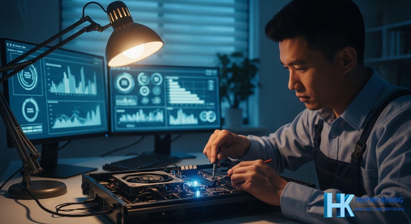 Sửa Máy Tính Quận 7 Tận Nơi – Báo Giá Trước | Huỳnh Khang 12 Quy trình sửa máy tính tận nơi chuyên nghiệp của Huynh Khang