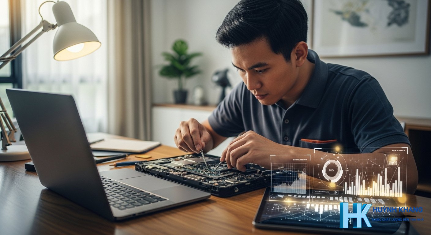 Sửa Máy Tính Quận 8 Tận Nơi – Nhanh, Báo Giá Trước | Huỳnh Khang 11 Quy trình sửa máy tính tận nơi chuyên nghiệp