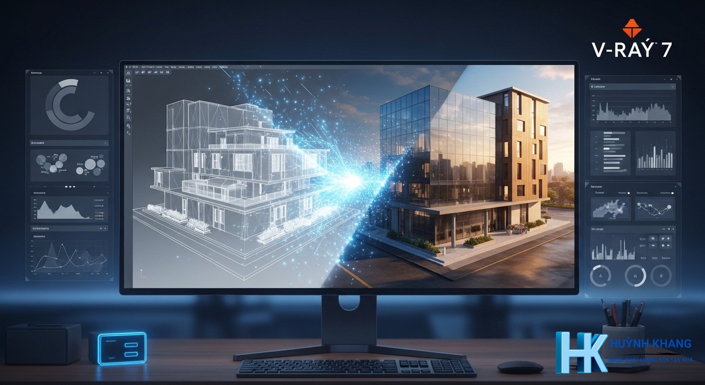 Vray for sketchup 2025: Tính năng mới, Cấu hình & Hướng dẫn cài đặt 10 Các tính năng mới nổi bật trên V-Ray for SketchUp 2025