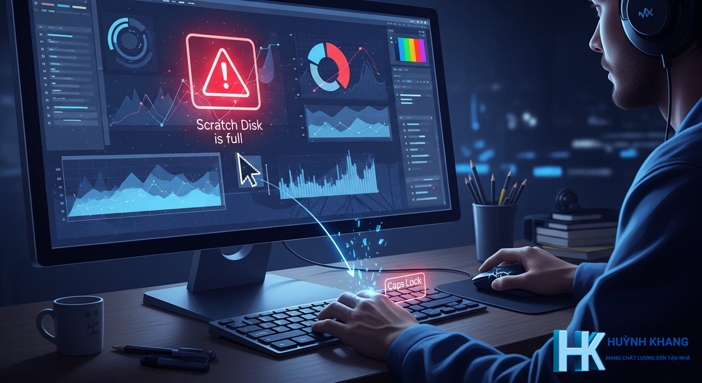 Lỗi thường gặp khi sử dụng Photoshop và cách khắc phục