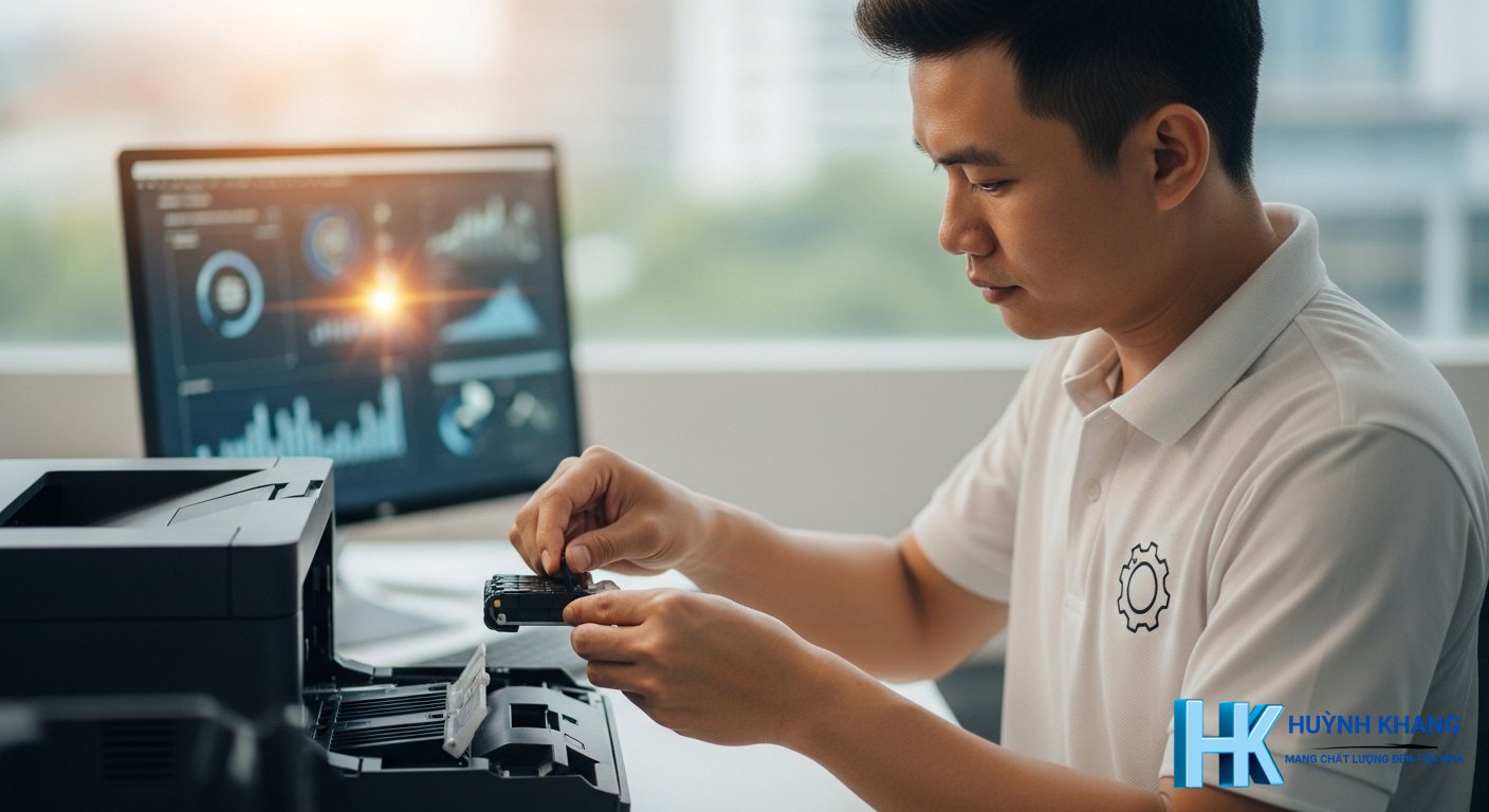 Huynh Khang hỗ trợ nạp mực máy in tận nơi tại Quận 3