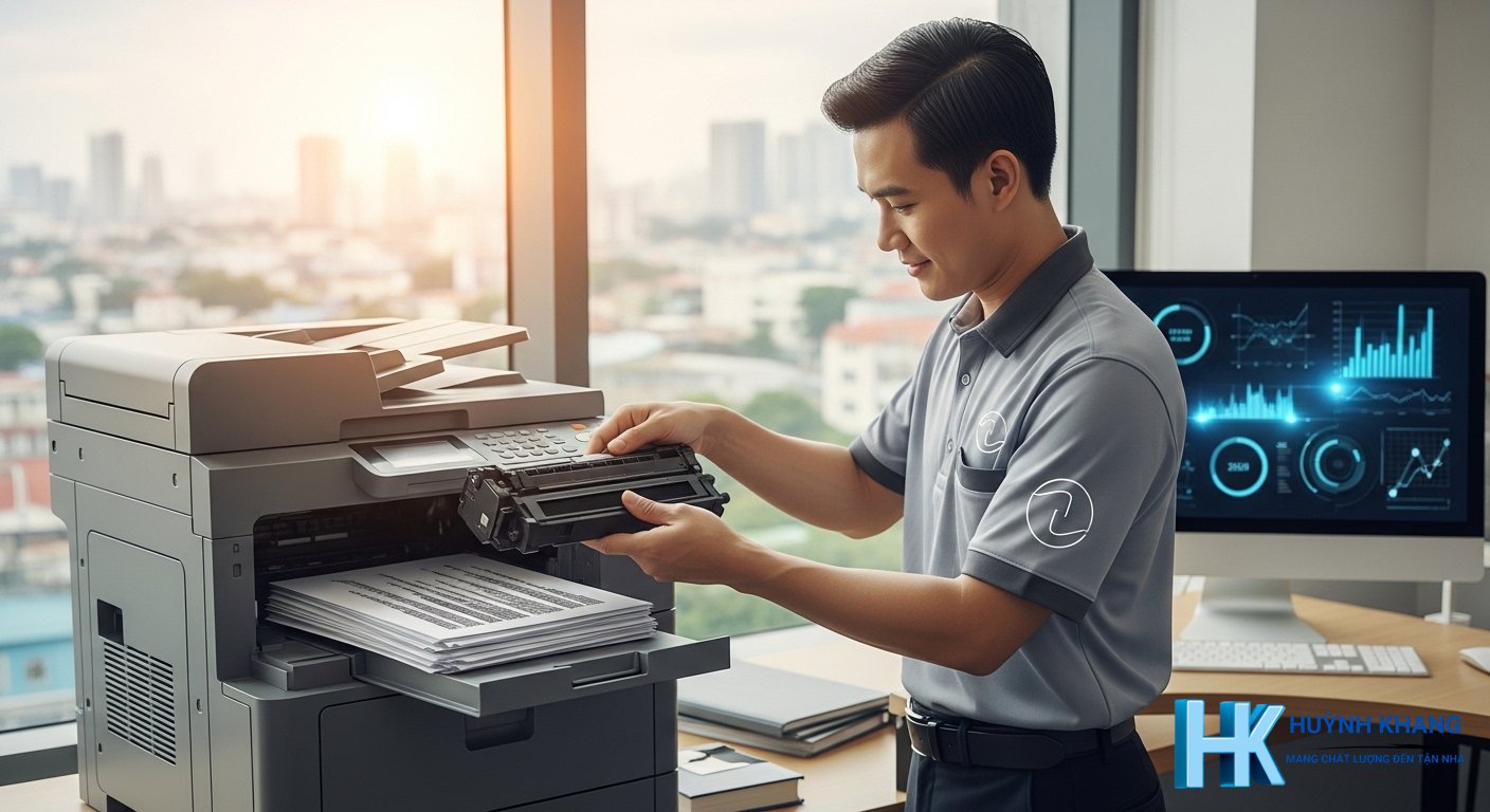 Nạp Mực Máy In Quận Bình Tân Tận Nơi – Nhanh, Báo Giá Trước | Huỳnh Khang 9 Huynh Khang hỗ trợ nạp mực máy in tận nơi tại Quận Bình Tân