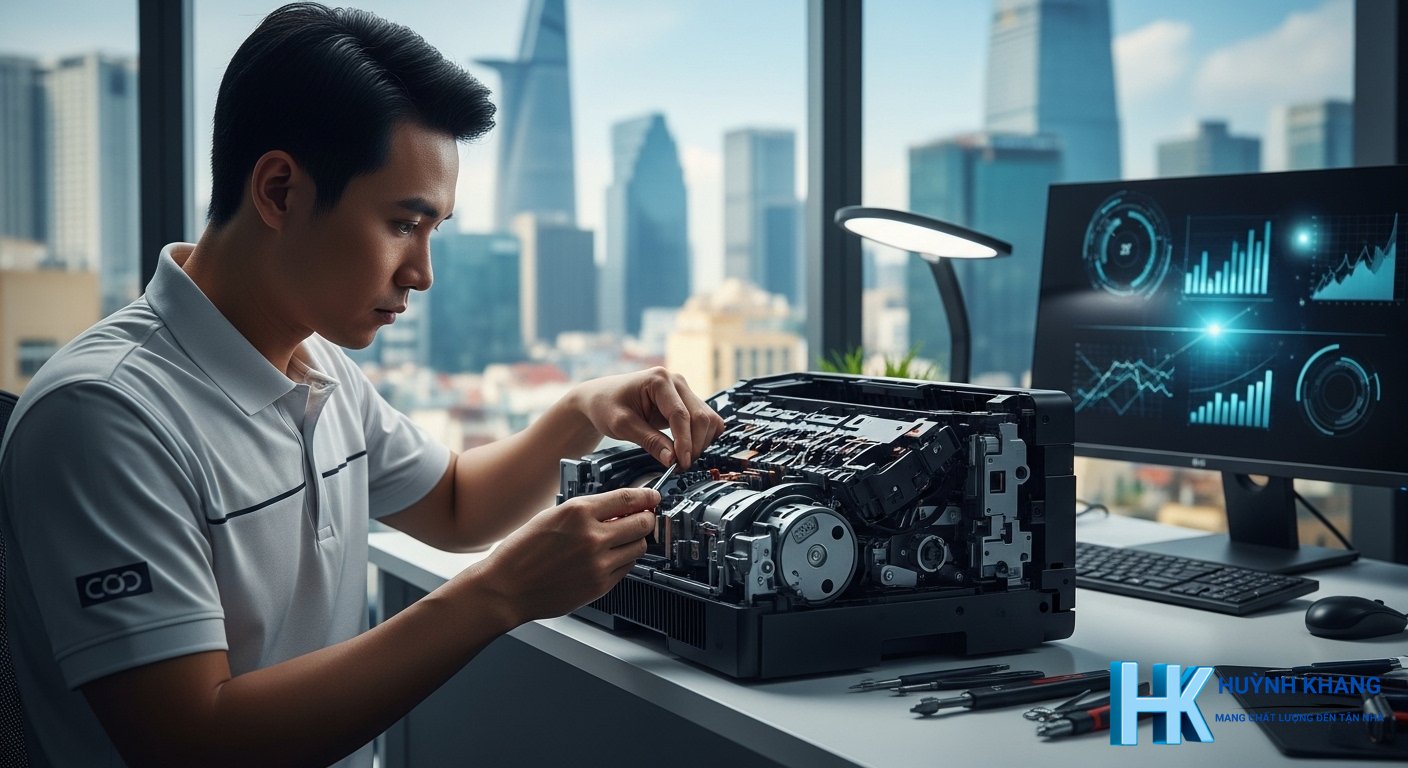 Huynh Khang hỗ trợ sửa máy in tận nơi tại Quận 7