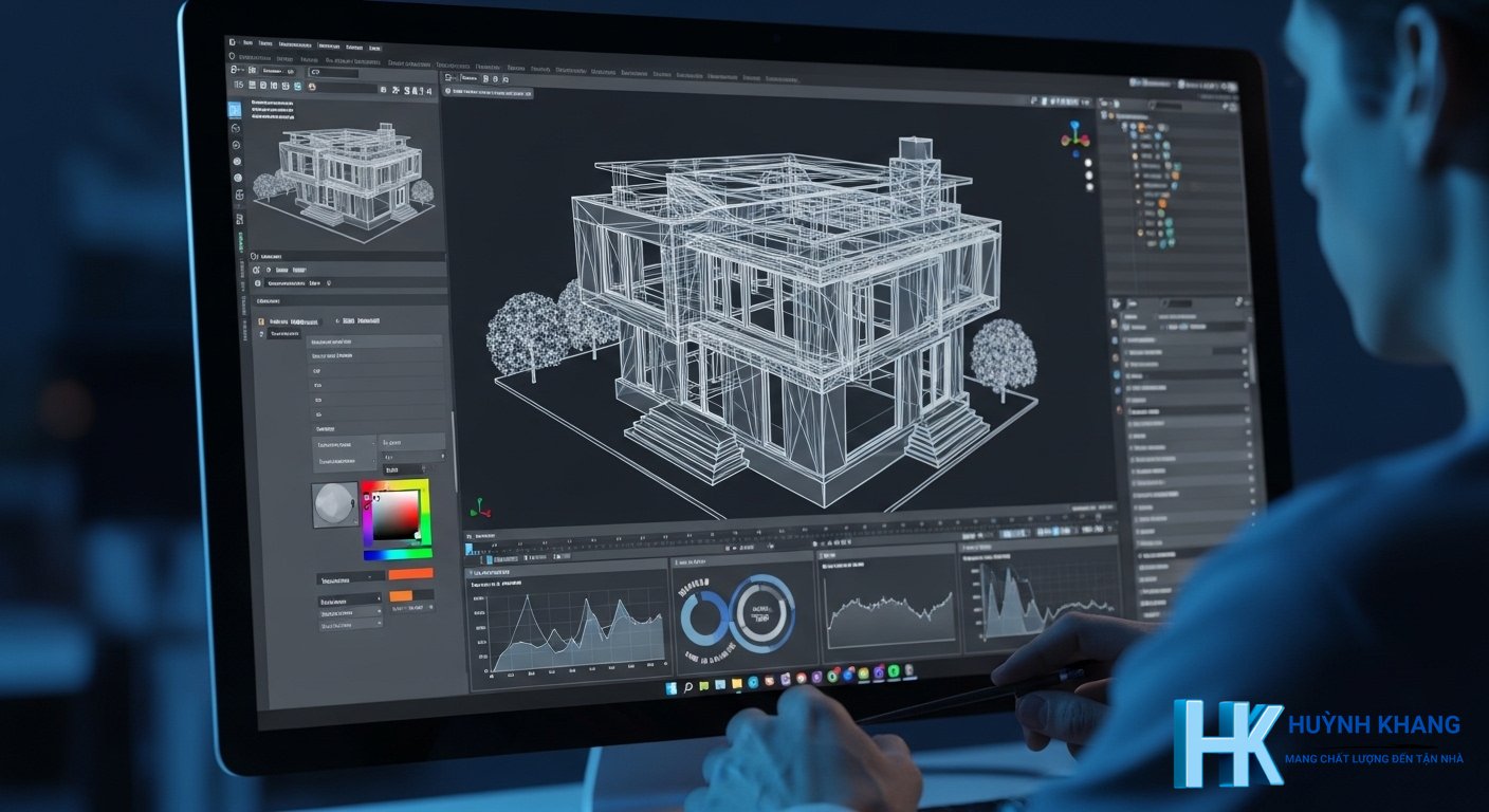 Ứng dụng chính của 3Ds Max trong diễn họa kiến trúc