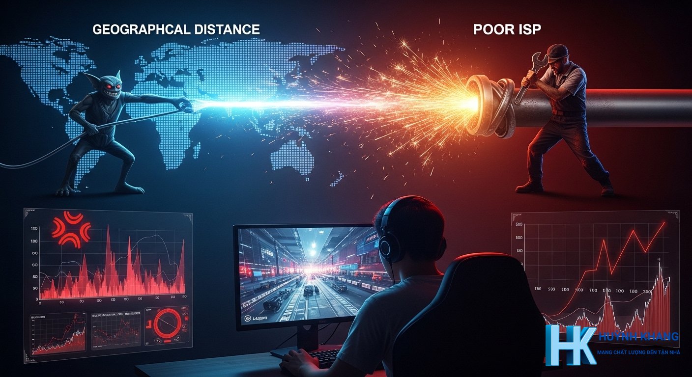 App Giảm Ping Khi Chơi Game: Top 10+ App & 5 Cách Tối Ưu Triệt Để 2026 10 Các thủ phạm hàng đầu khiến Ping tăng vọt