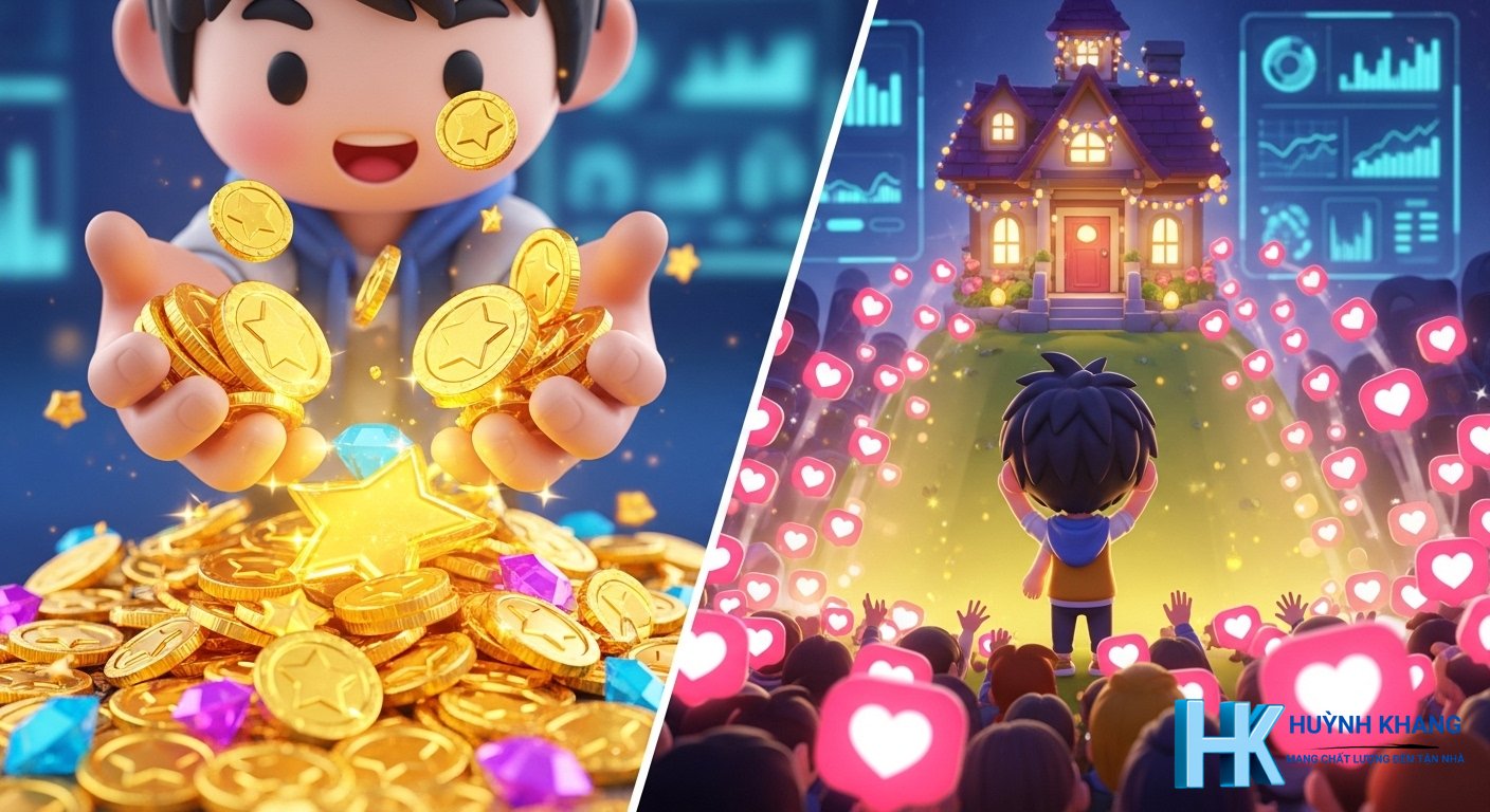Phân biệt Buff Sao và Buff Tim Play Together