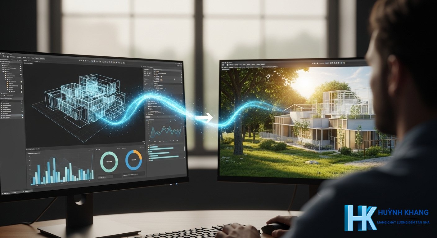 Cách Dùng Lumion 2026: Toàn tập cho người mới từ A-Z 12 Hướng dẫn sử dụng Lumion cơ bản qua 6 bước
