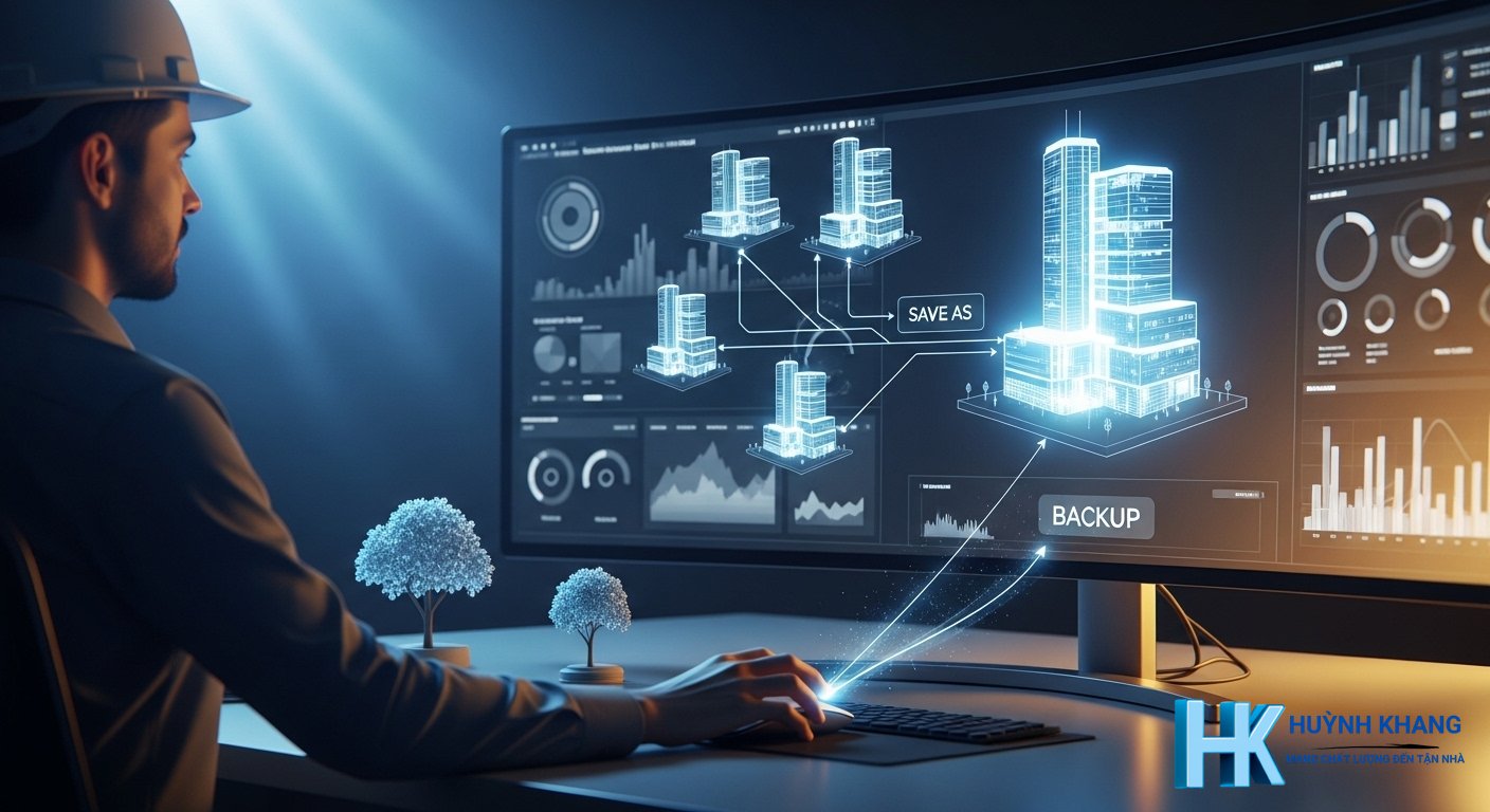 Cách Render Lumion: Toàn tập thiết lập hiệu ứng & Tối ưu 2026 14 Mẹo quản lý dự án và tệp tin trong Lumion