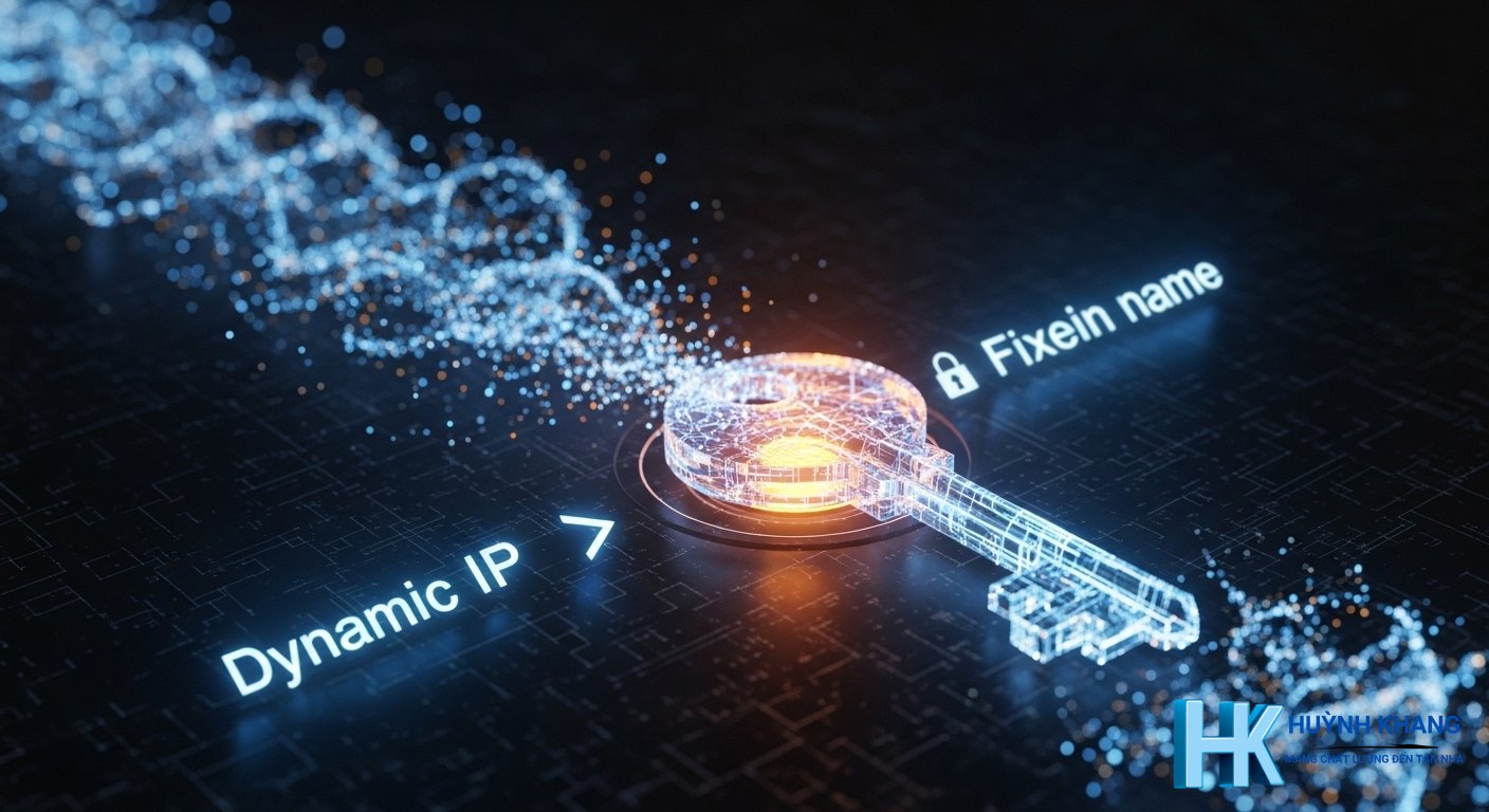 Cài đặt tên miền cho camera - Huỳnh Khang 10 Hiểu đúng về Dynamic DNS (DDNS) - Chìa khóa để tên miền hoạt động