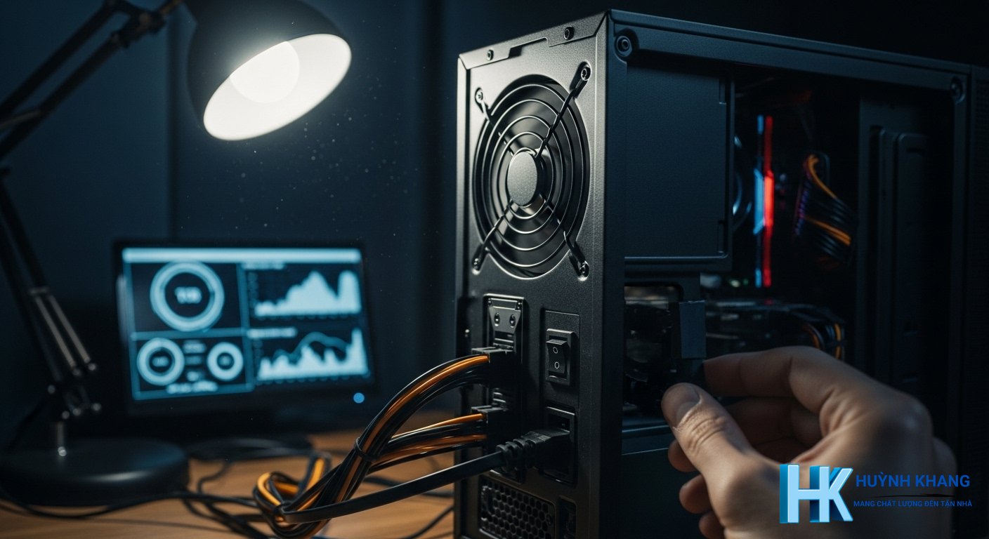 Cấu Hình 3Ds Max: Toàn tập xây dựng PC và xử lý lỗi phần cứng 2026 13 Xử lý sự cố phần cứng: Khi PC mới build không lên nguồn