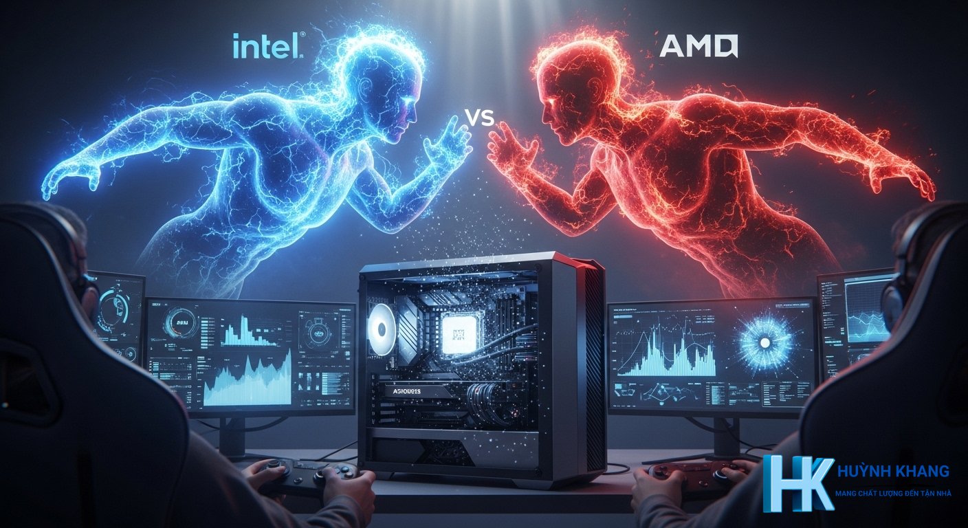 Chơi game nên chọn CPU Intel hay AMD năm 2026?