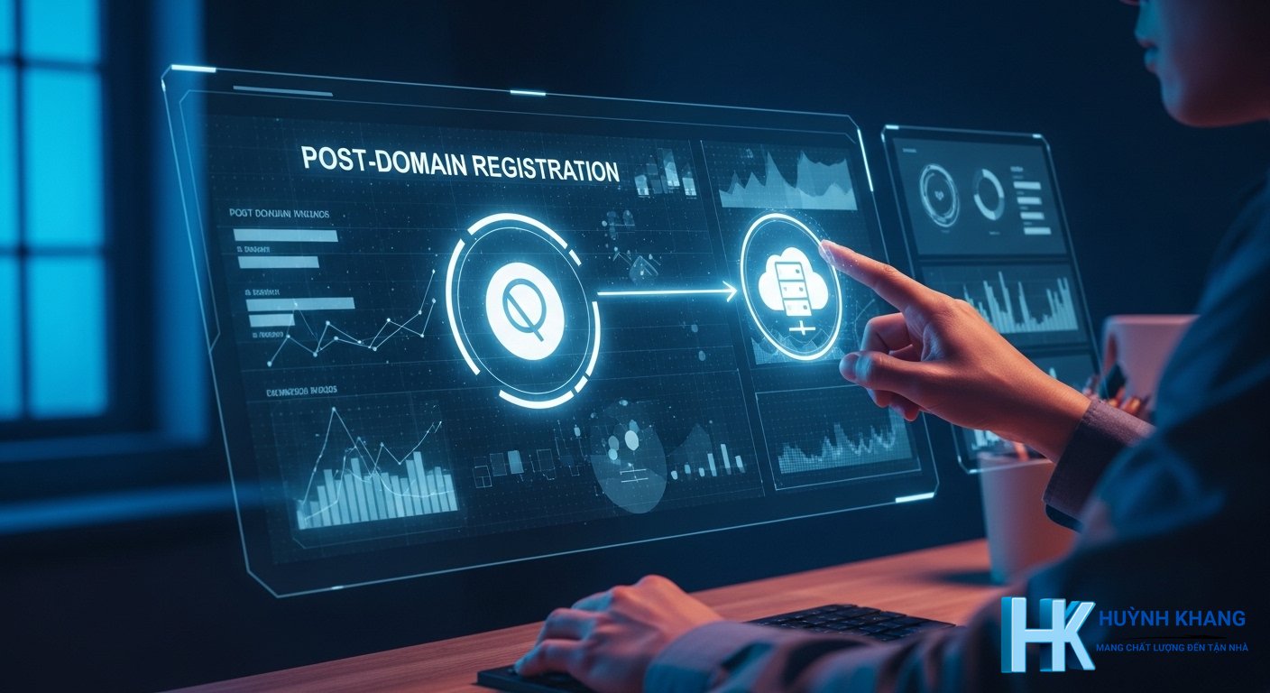 Sau khi đăng ký tên miền thì làm gì?