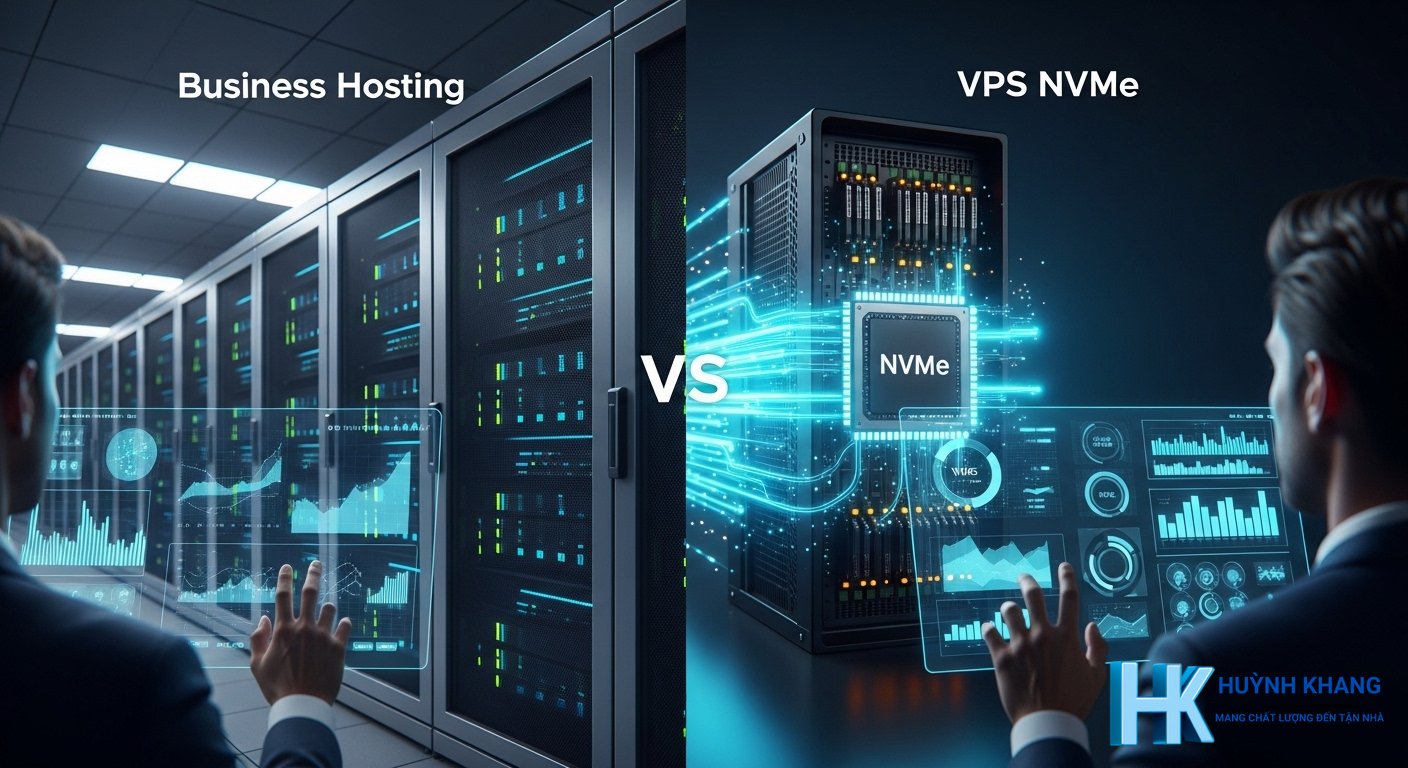 Đăng nhập business hosting hướng dẫn chi tiết A-Z 2026 13 So sánh nhanh: Business Hosting vs. VPS NVMe