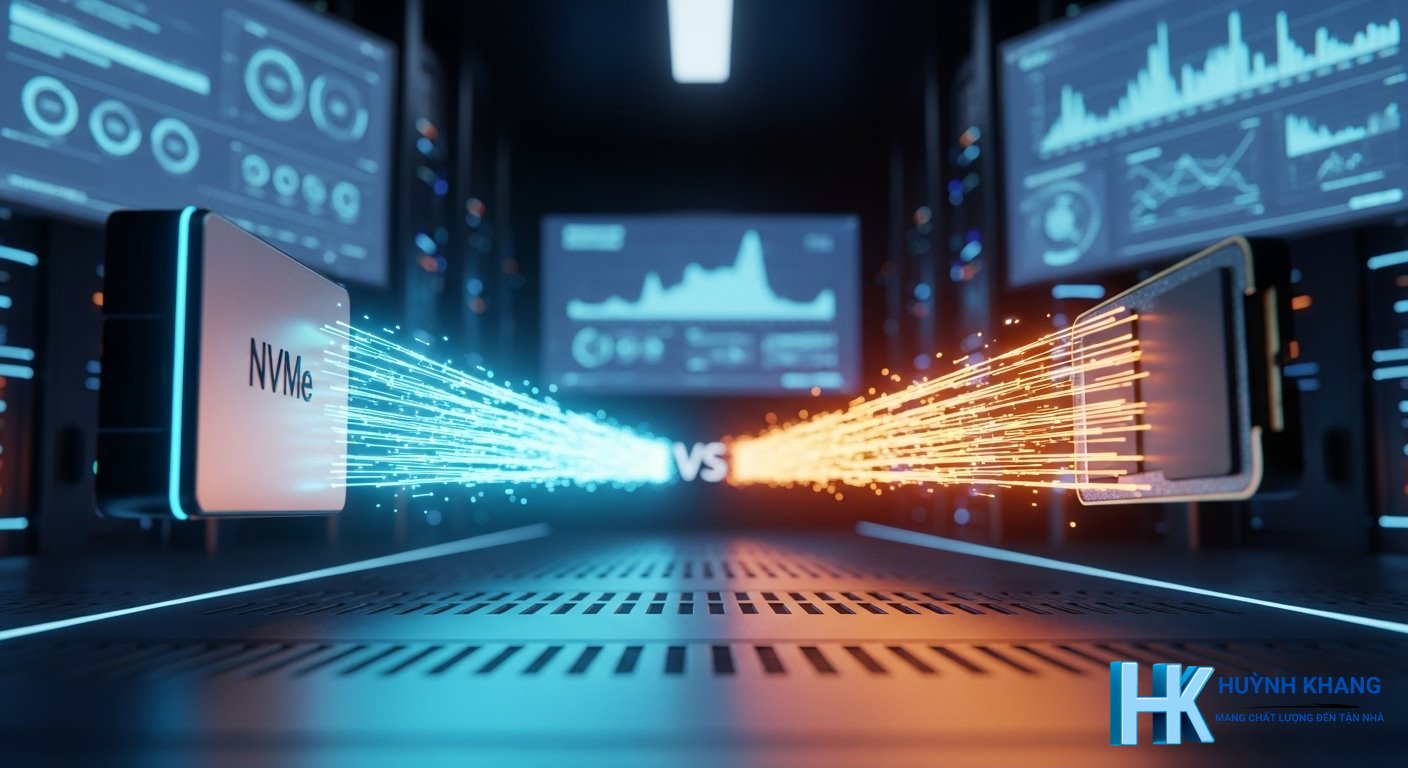 Đánh giá hosting nvme: Có đáng để nâng cấp hay không? 2026 12 So sánh hiệu năng: NVMe Hosting vs SSD Hosting truyền thống