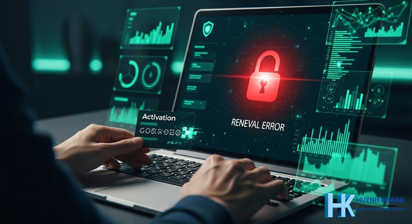 Xử lý các lỗi thường gặp khi gia hạn Kaspersky