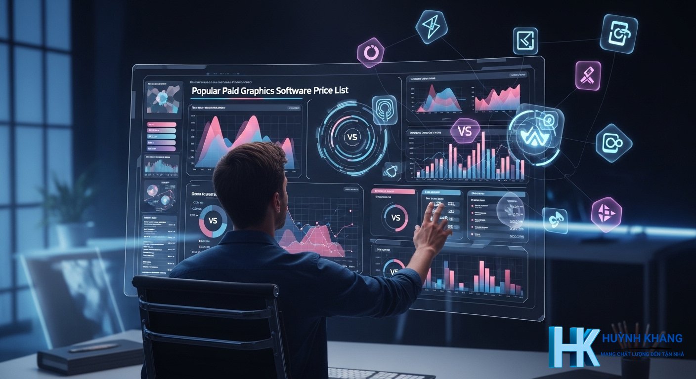 Giá Phần Mềm Đồ Họa 2026: Cập nhật chi phí Adobe & Các lựa chọn thay thế 10 Bảng giá các phần mềm đồ họa trả phí phổ biến 2026