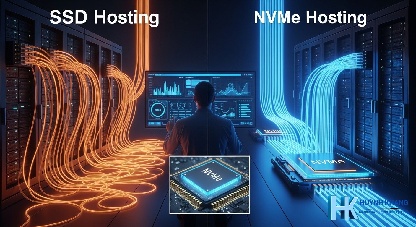 Hosting NVMe là gì? Tại sao nó lại nhanh hơn SSD thông thường?