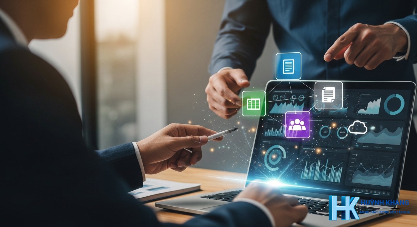 Office bản quyền cho doanh nghiệp: Rủi ro pháp lý & Lộ trình chuyển đổi an toàn 2026 13 Huynh Khang tư vấn mua Microsoft Office chính hãng theo nhu cầu sử dụng