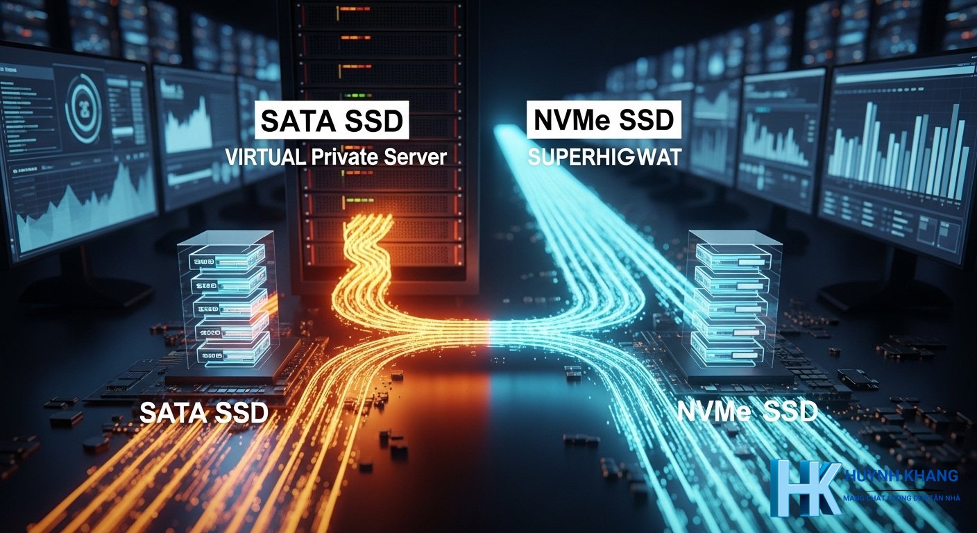 So sánh VPS SSD và NVMe: Chọn loại nào tối ưu? 2026 9 VPS SSD và VPS NVMe là gì?