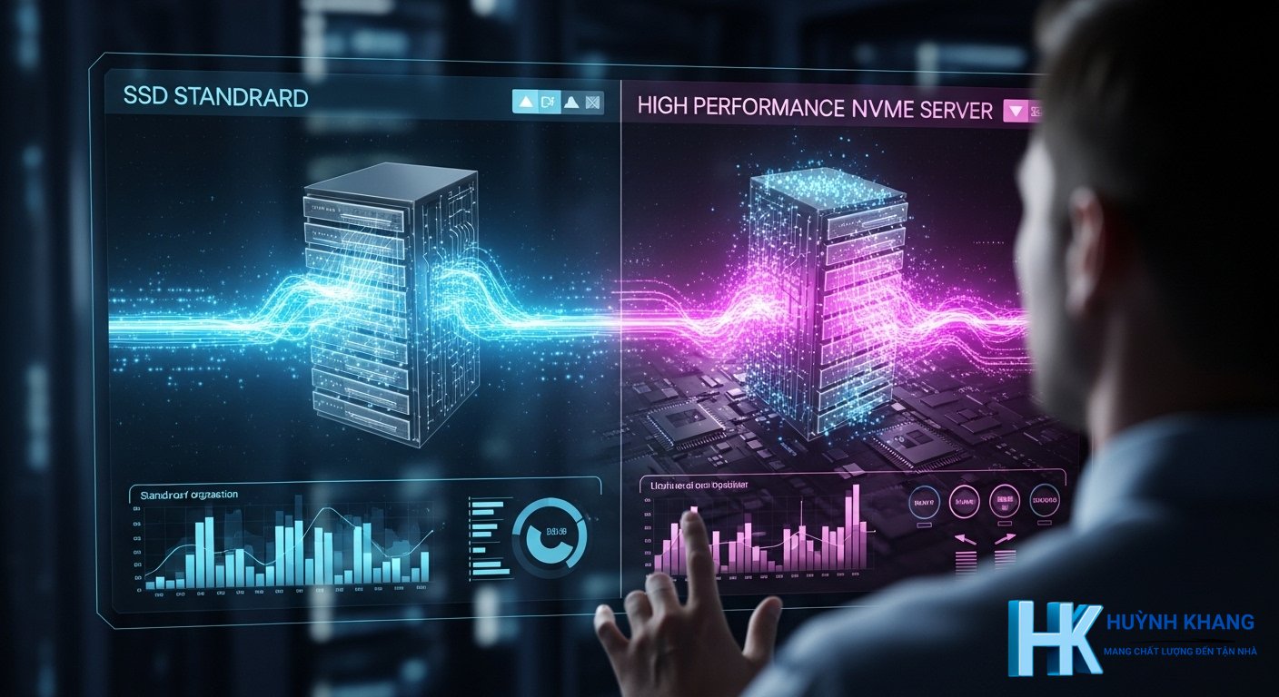 So sánh VPS SSD và NVMe: Chọn loại nào tối ưu? 2026 12 Nên chọn VPS SSD hay VPS NVMe vào năm 2026?