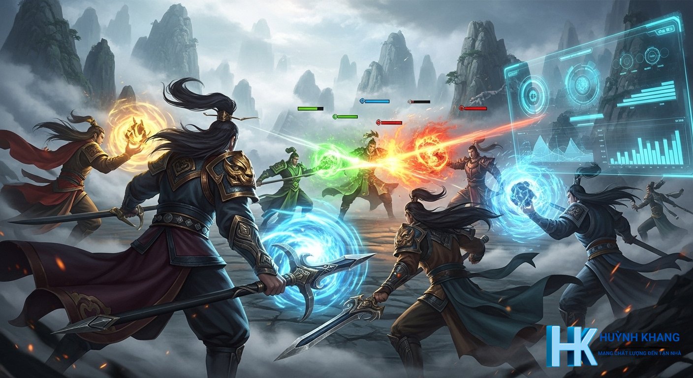 Gameplay đặc trưng của dòng game Tân Võ Lâm