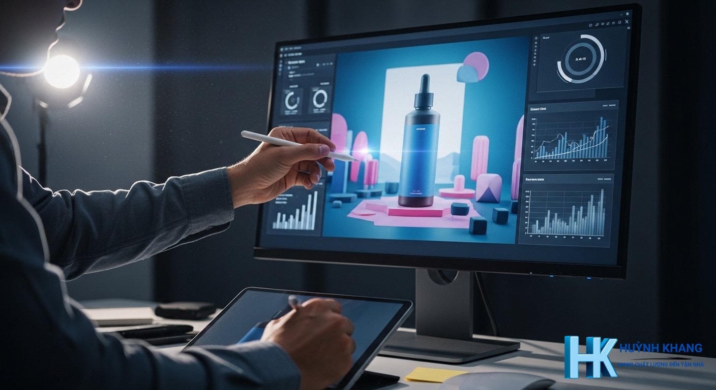 Adobe Dimension: Toàn tập thông tin 2026 & Sự thay thế hoàn hảo 1 Adobe Dimension là gì? Công cụ thiết kế 3D cho dân thiết kế đồ họa