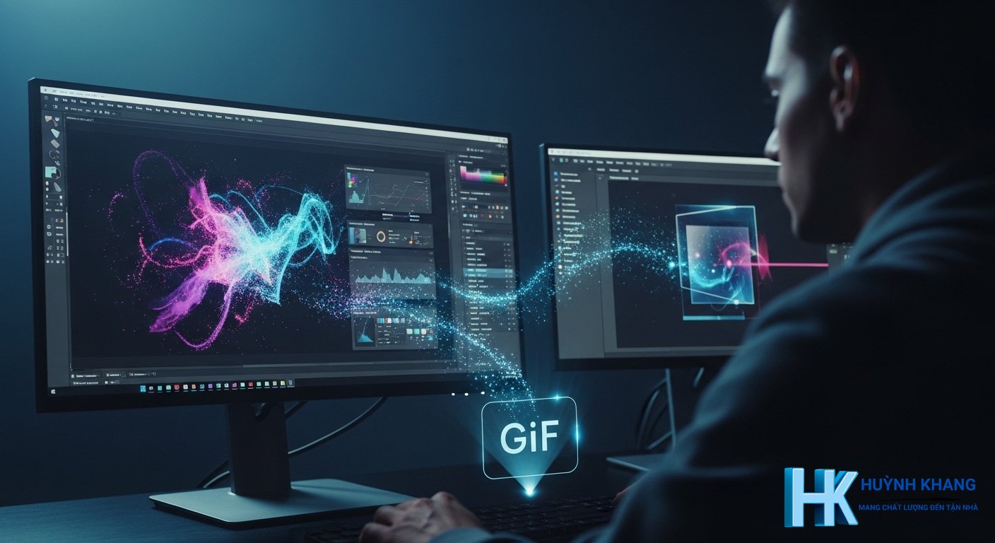 Cách 3: Tạo Adobe GIF bằng After Effects (Cho chuyển động phức tạp)