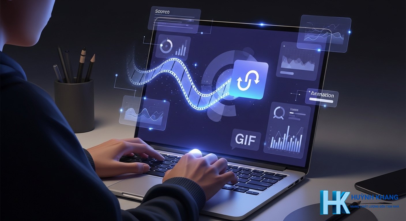 Cách 2: Tạo Adobe GIF bằng Adobe Express (Nhanh & Dễ nhất)