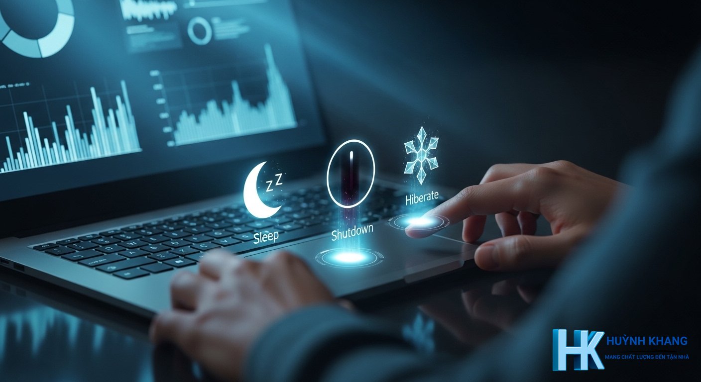 Cách Dùng Laptop Bền: 15+ Mẹo Từ Chuyên Gia IT 2026 Giúp Máy Luôn Như Mới 13 Shutdown, Sleep hay Hibernate? Chọn đúng chế độ cho từng tình huống