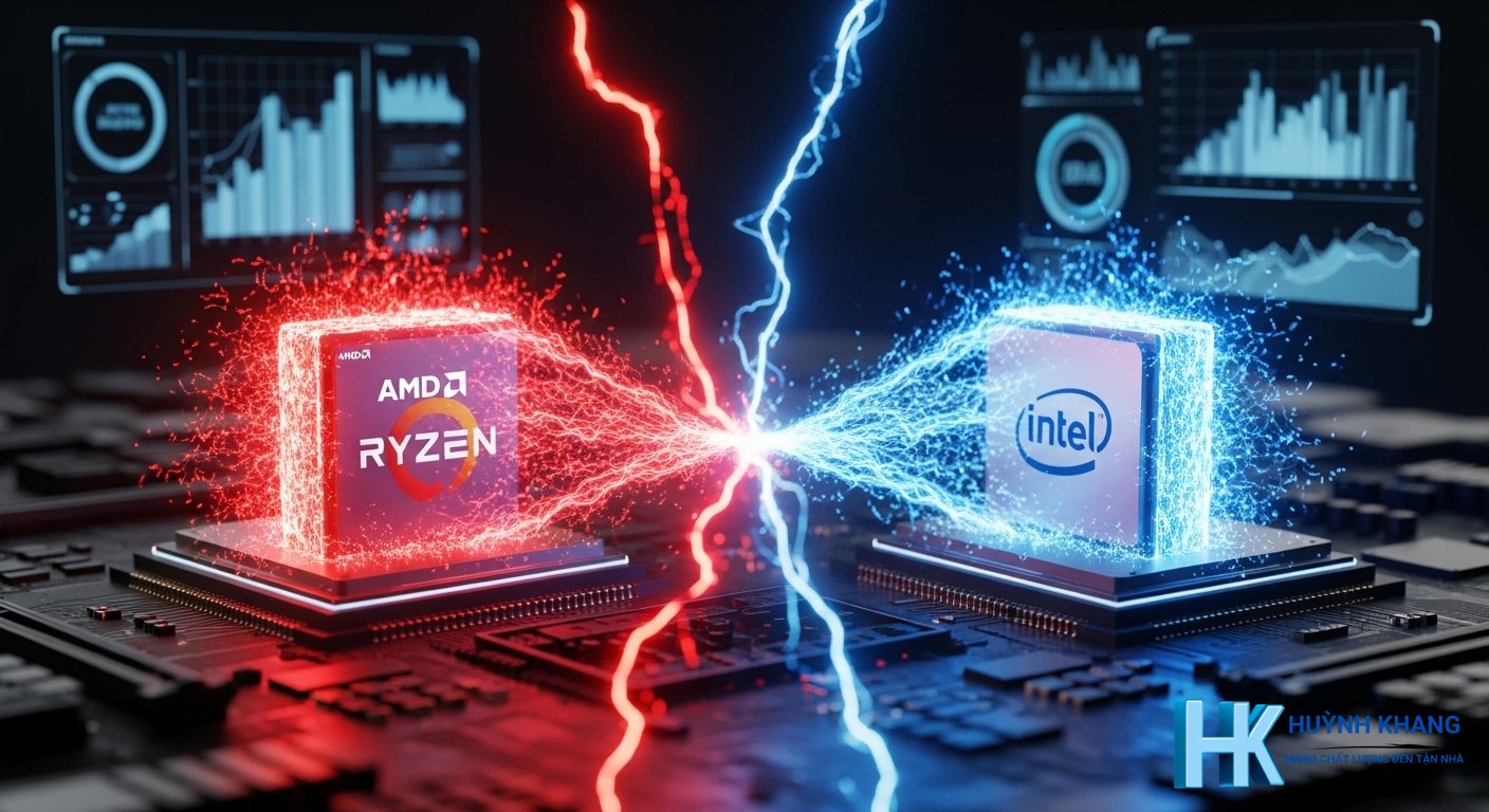 Cpu Amd Ryzen: Toàn tập kiến thức A-Z & Tư vấn chọn mua 2026 11 So sánh CPU AMD Ryzen và Intel năm 2026