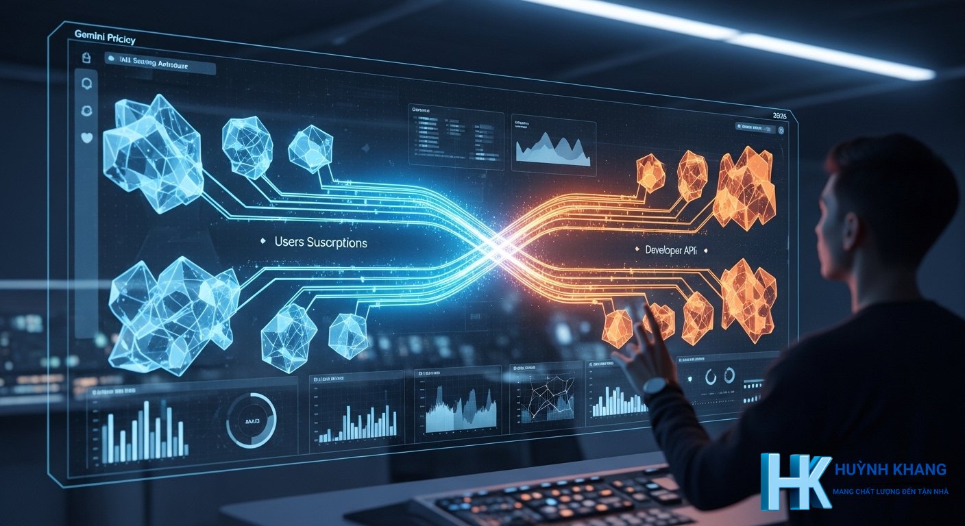 Cập nhật giá Gemini Pro và các gói liên quan (Tháng 8/2026)
